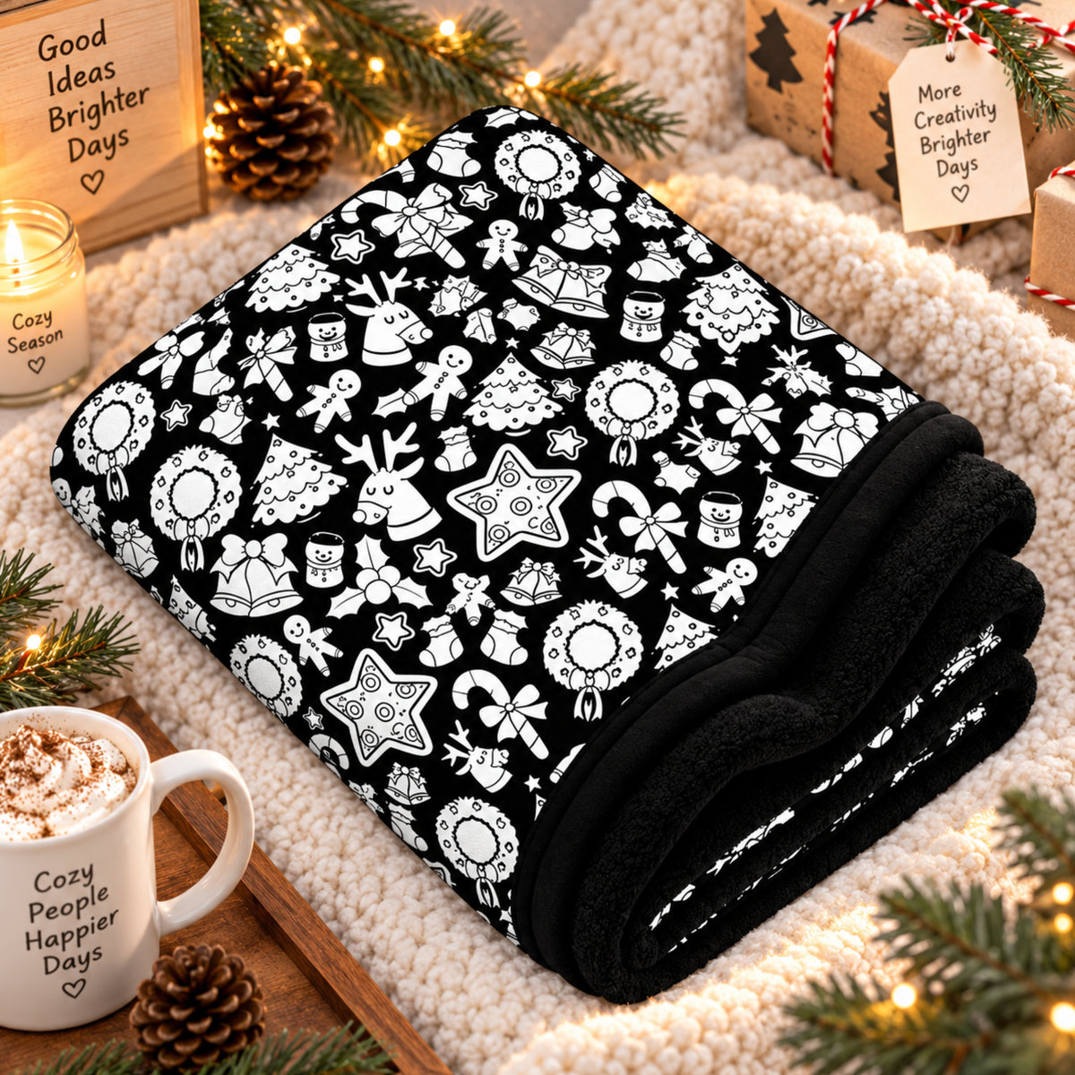 DecoDecke™ – Deine Kuscheldecke zum Ausmalen