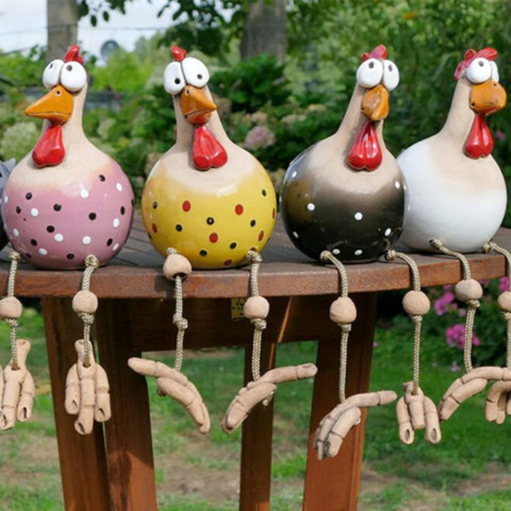 GartenGacker™ - Lustige Hühner-Deko für deinen Garten