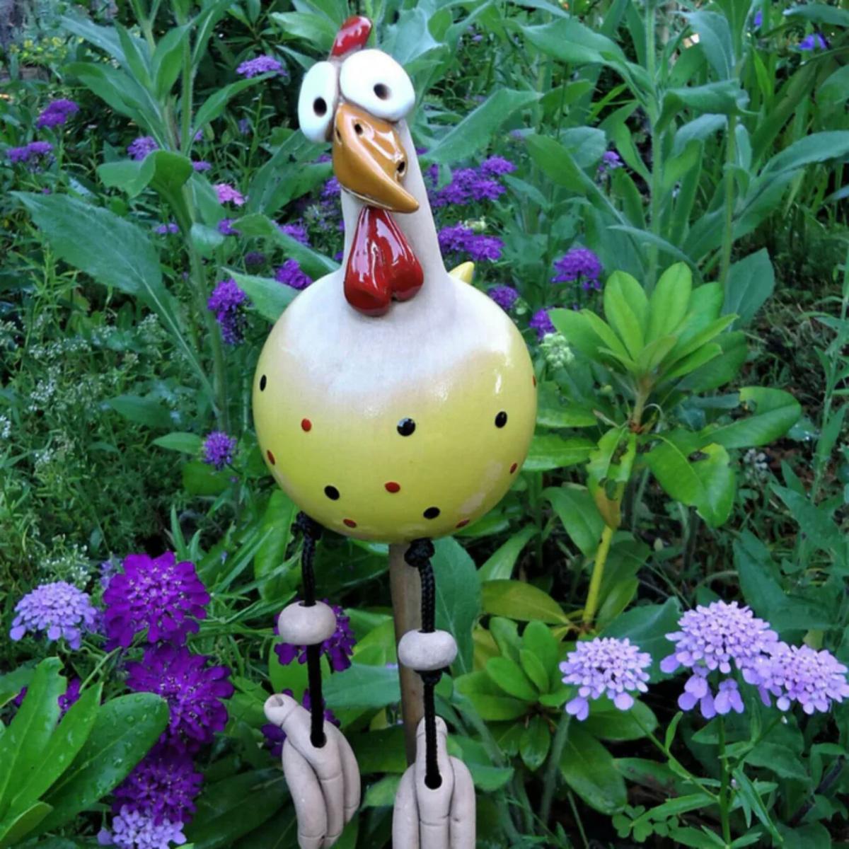 GartenGacker™ - Lustige Hühner-Deko für deinen Garten