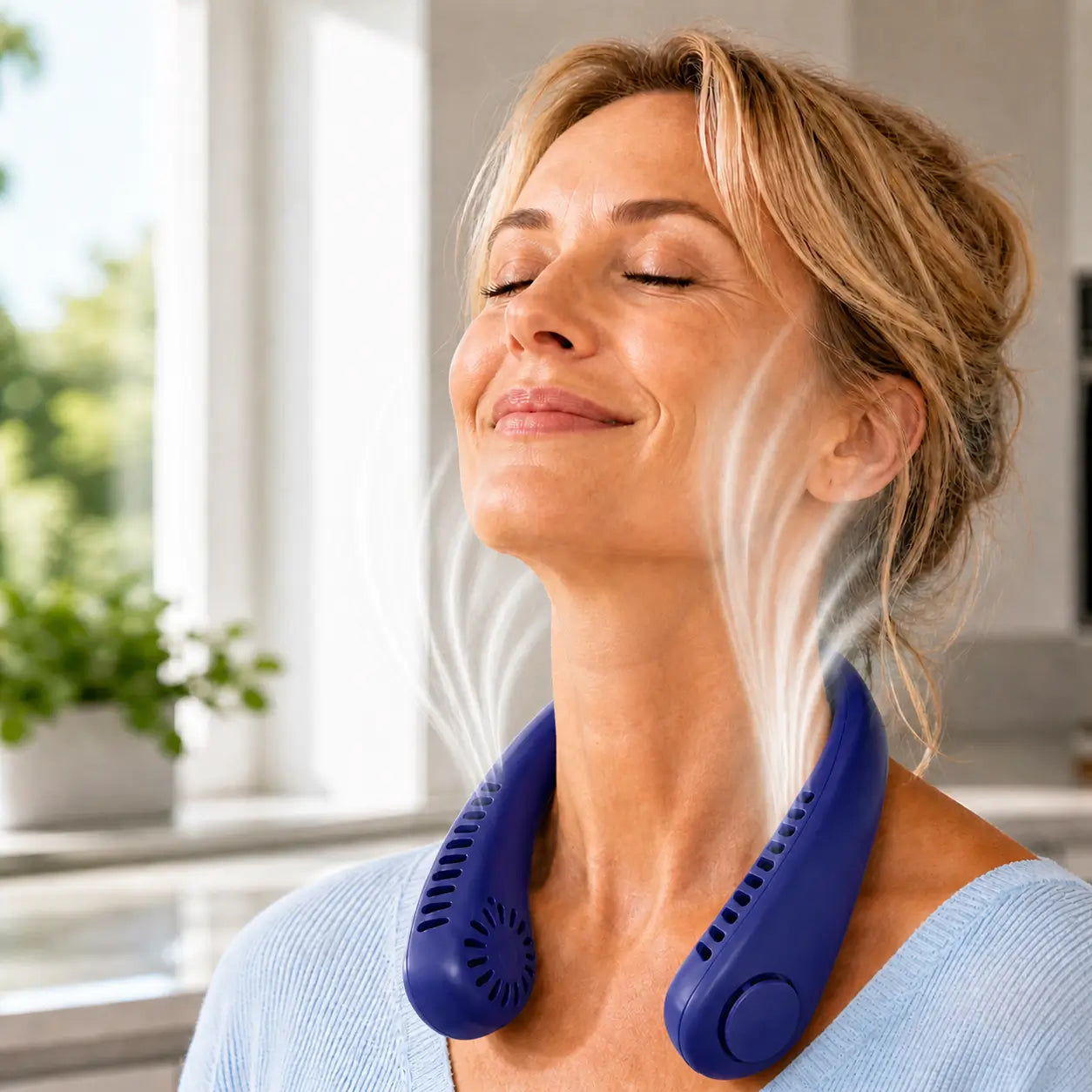 BleibCool™ – Tragbarer Nackenventilator