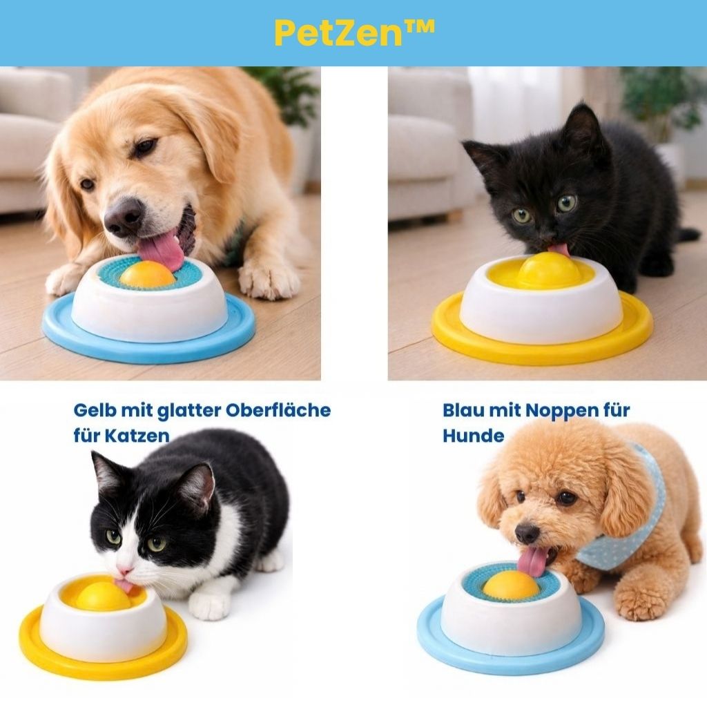 PetZen Schlecknapf™ - Beruhigende Fütterung für dein Haustier
