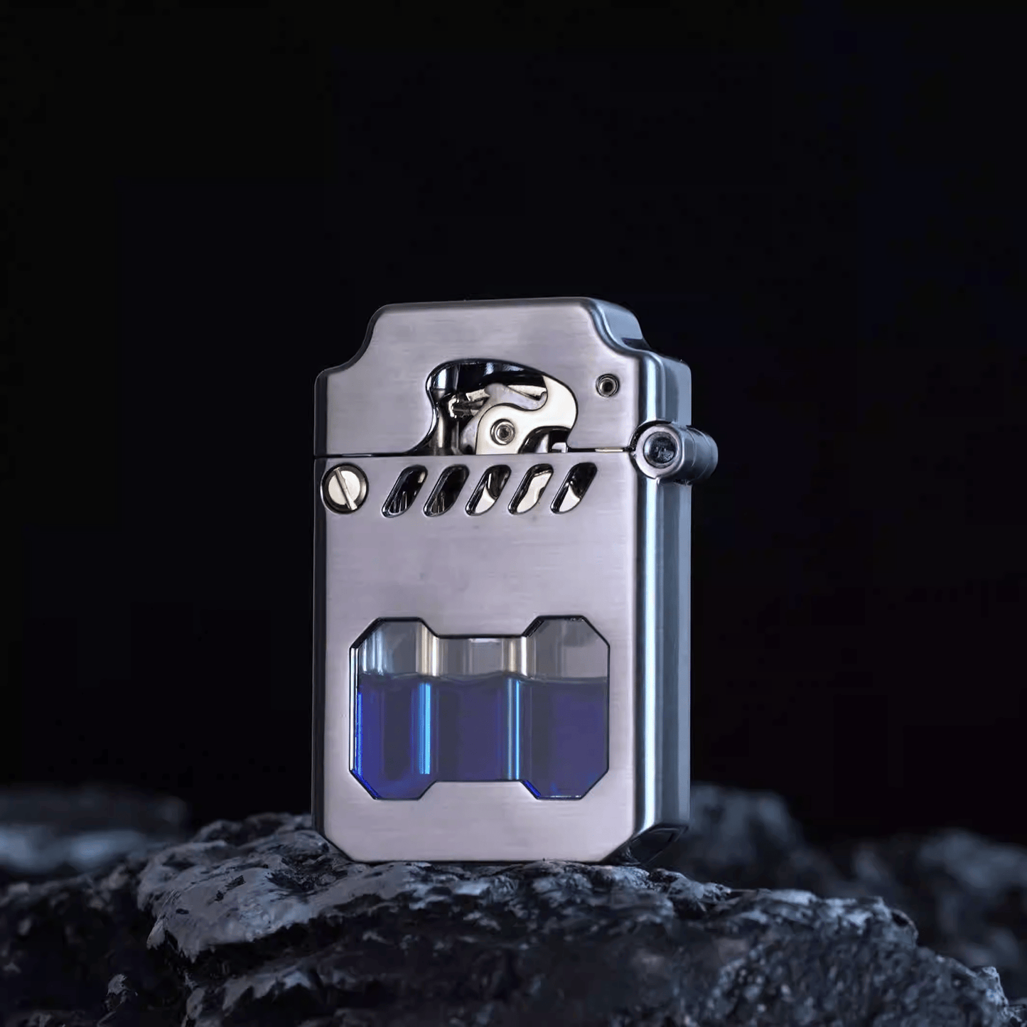 PowerLighter - Winddichtes Metallfeuerzeug mit modernem Design