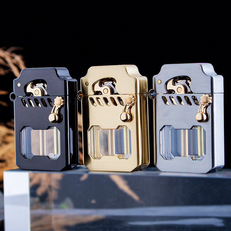 PowerLighter - Winddichtes Metallfeuerzeug mit modernem Design