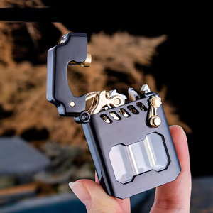 PowerLighter - Winddichtes Metallfeuerzeug mit modernem Design