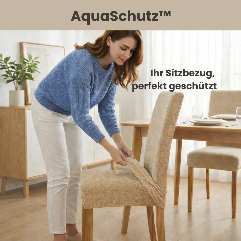AquaSchutz™ - Stuhlbezug mit wasserabweisender Oberfläche