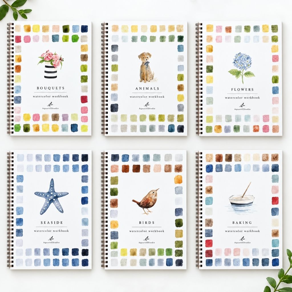 AquarellStudio™ – Gestalte Schritt für Schritt deine eigenen Aquarellbilder