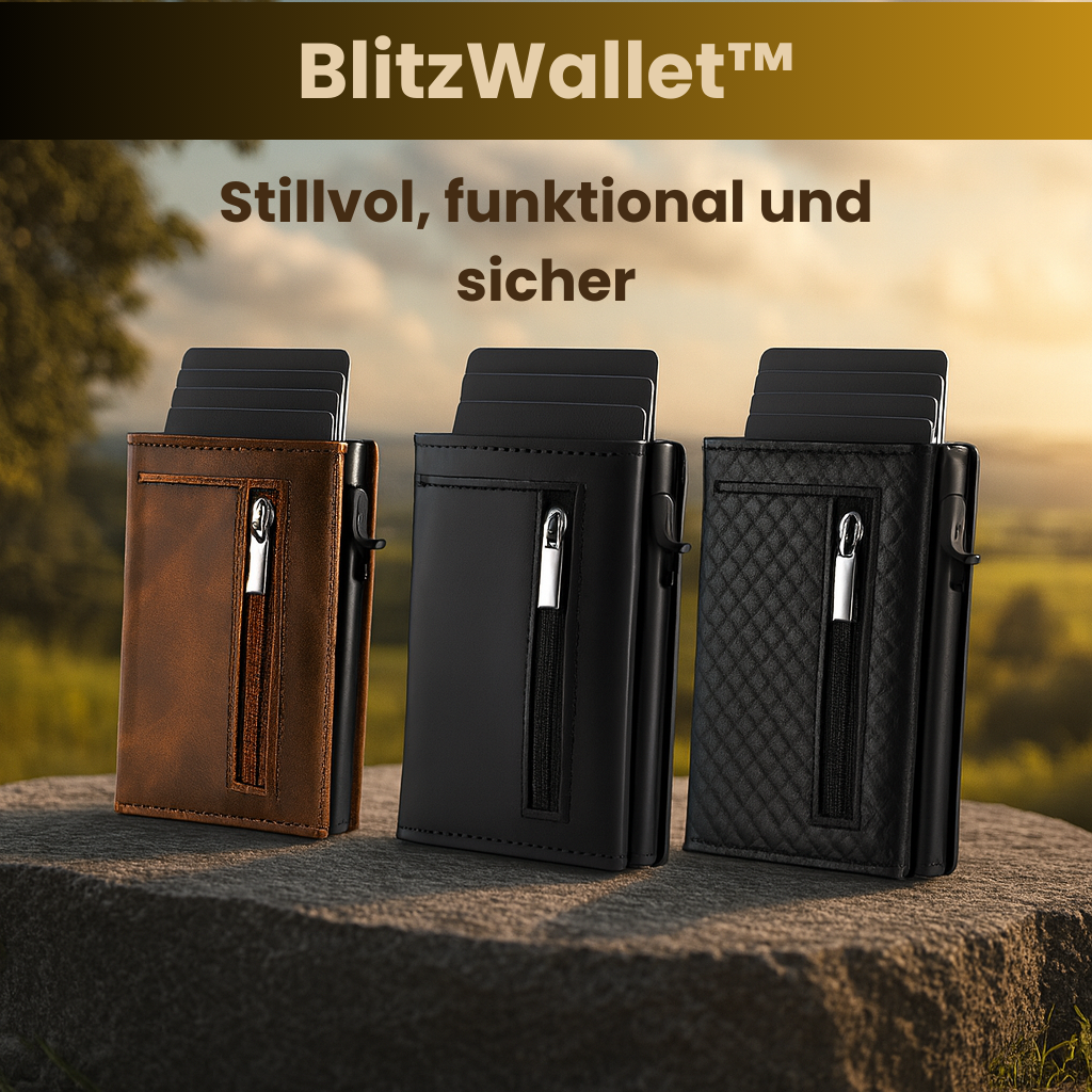 BlitzWallet™ - Dein stilvoller Begleiter, funktional bis ins Detail
