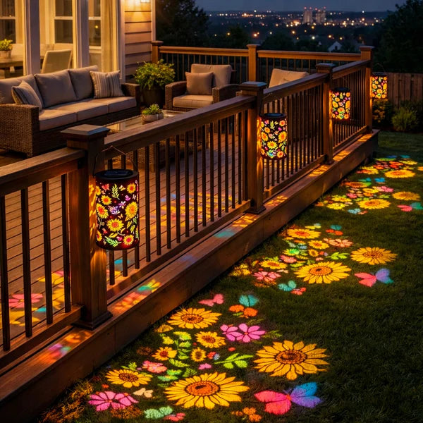 Blütenlaterne™ - Farbiger Lichtzauber für deinen Garten