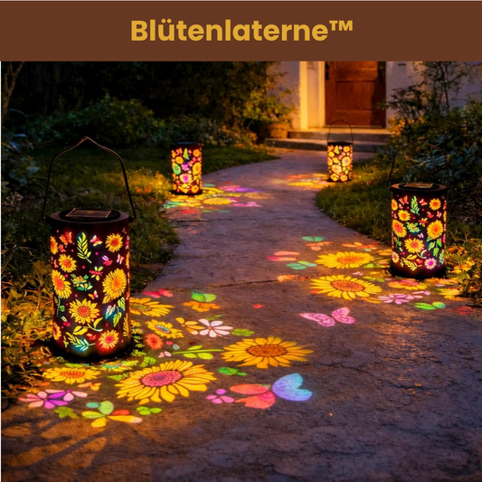 Blütenlaterne™ - Farbiger Lichtzauber für deinen Garten