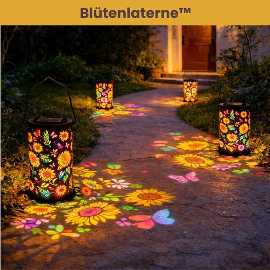 Blütenlaterne™ - Farbiger Lichtzauber für deinen Garten