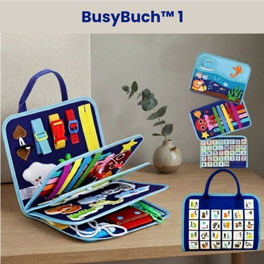 BusyBuch™ 1 - Das Montessori-Aktivitätsbuch für kleine Entdecker