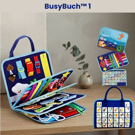 BusyBuch™ 1 - Das Montessori-Aktivitätsbuch für kleine Entdecker