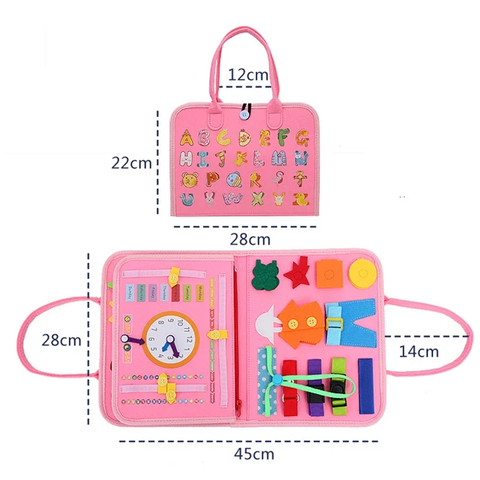 BusyBuch™ - Das Montessori-Aktivitätsbuch für kleine Entdecker