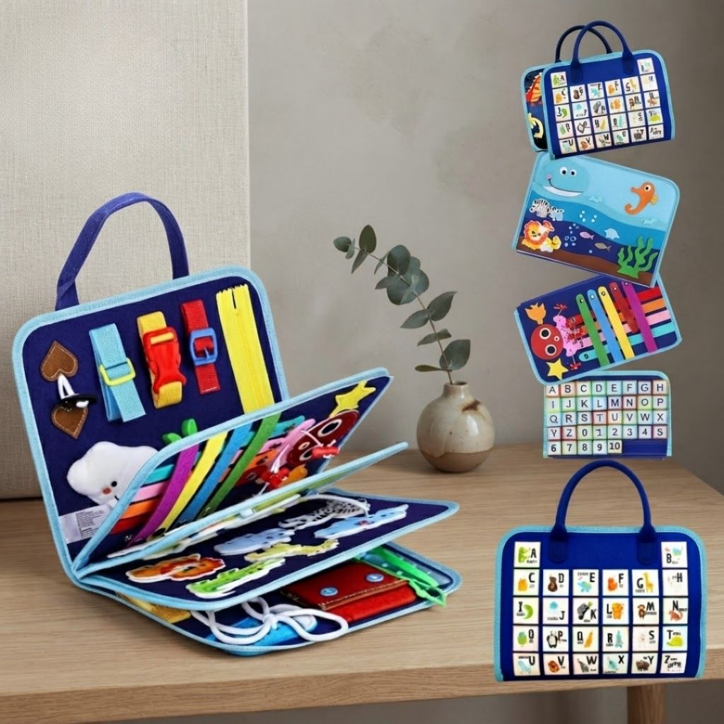 BusyBuch™ - Das Montessori-Aktivitätsbuch für kleine Entdecker