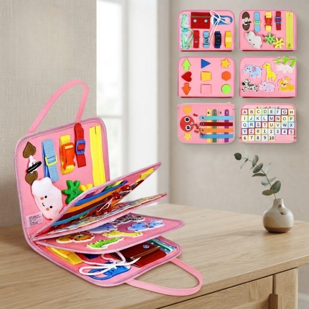 BusyBuch™ - Das Montessori-Aktivitätsbuch für kleine Entdecker
