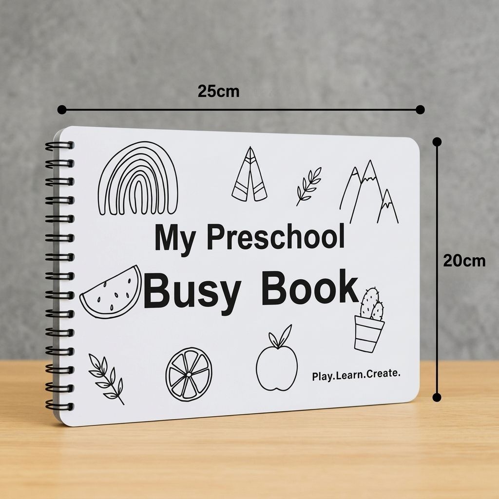 BusyBuch™ 2 - Das Montessori-Aktivitätsbuch für Vorschulkinder
