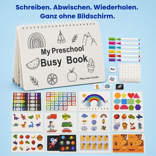 BusyBuch™ 2 - Das Montessori-Aktivitätsbuch für Vorschulkinder