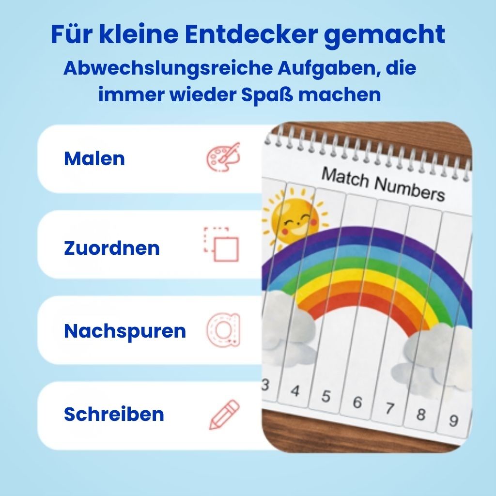 BusyBuch™ 2 - Das Montessori-Aktivitätsbuch für Vorschulkinder