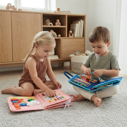 BusyBuch™ - Das Montessori-Aktivitätsbuch für kleine Entdecker