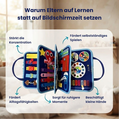 BusyBuch™ - Das Montessori-Aktivitätsbuch für kleine Entdecker