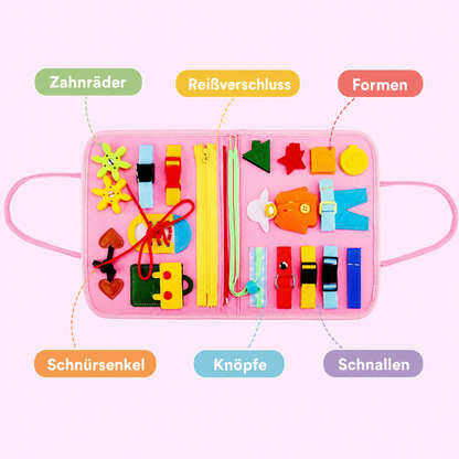 BusyBuch™ - Das Montessori-Aktivitätsbuch für kleine Entdecker