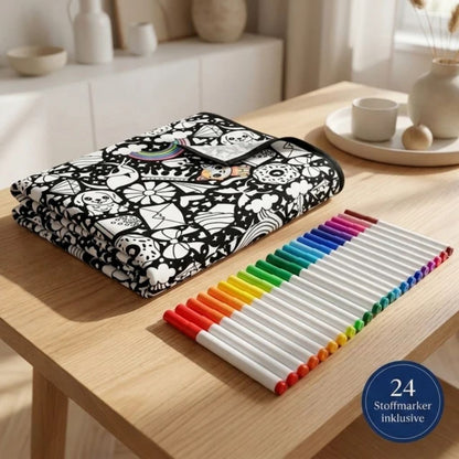 DecoDecke™ – Deine Kuscheldecke zum Ausmalen