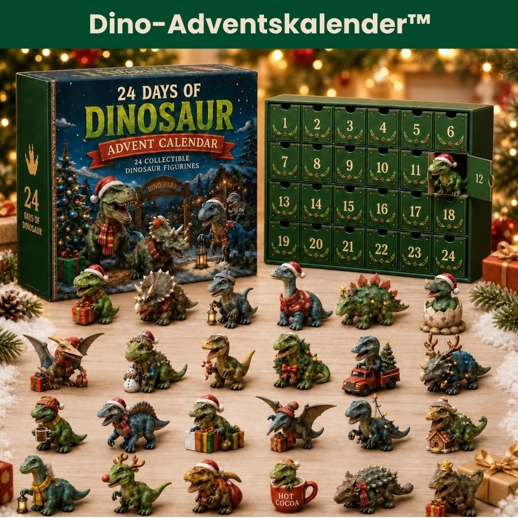Dino-Adventskalender™ – Mit 24 besonderen Dinos bis Weihnachten zählen
