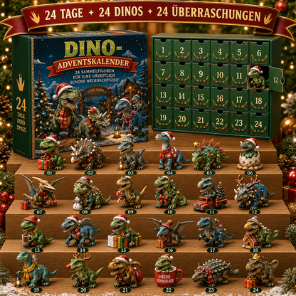 Dino-Adventskalender™ – Mit 24 besonderen Dinos bis Weihnachten zählen