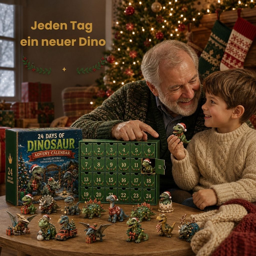 Dino-Adventskalender™ – Mit 24 besonderen Dinos bis Weihnachten zählen