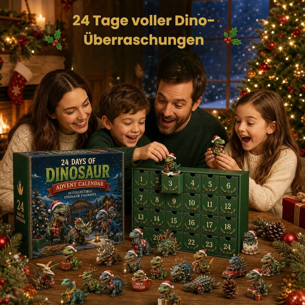 Dino-Adventskalender™ – Mit 24 besonderen Dinos bis Weihnachten zählen