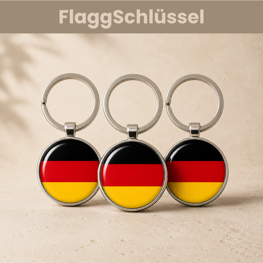 FlaggSchlüssel - Trag deinen Stolz überall mit dir (Set aus 3)