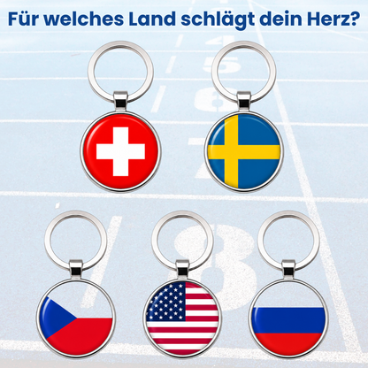 FlaggSchlüssel - Trag deinen Stolz überall mit dir (Set aus 3)