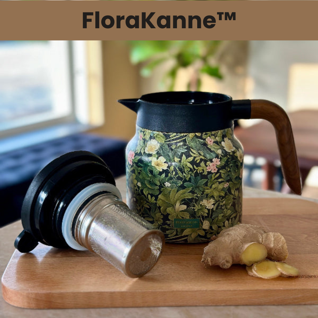 FloraKanne™ - Für perfekt gefilterten Tee in natürlicher Eleganz