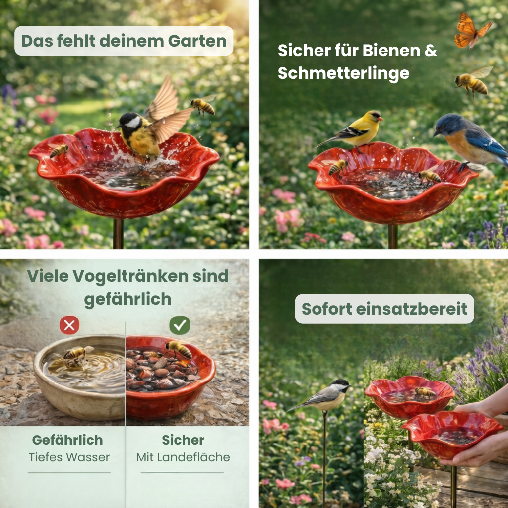 FloraQuelle™ - Die blühende Wasserstelle für Gartenbesucher
