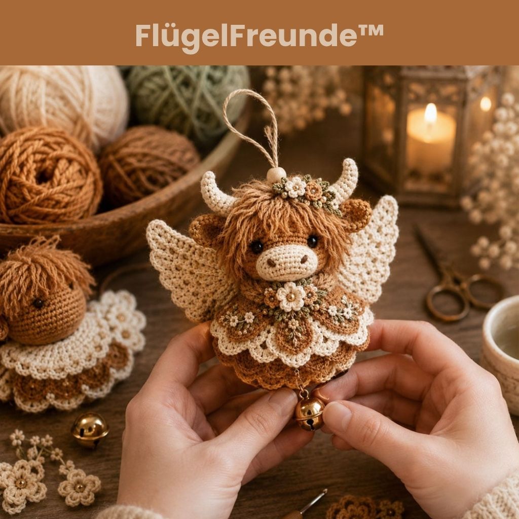 FlügelFreunde™ DIY-Set – Häkle deinen eigenen Tierengel