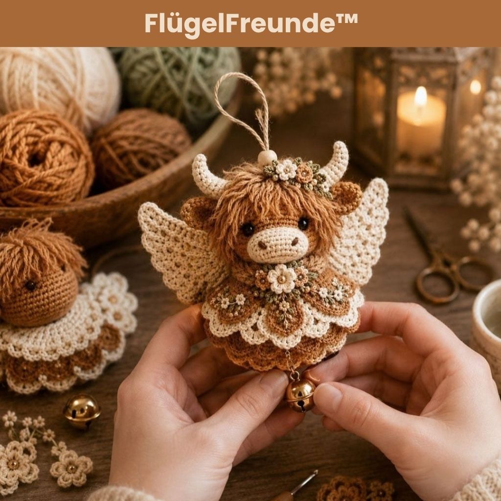 FlügelFreunde™ DIY-Set – Häkle deinen eigenen Tierengel