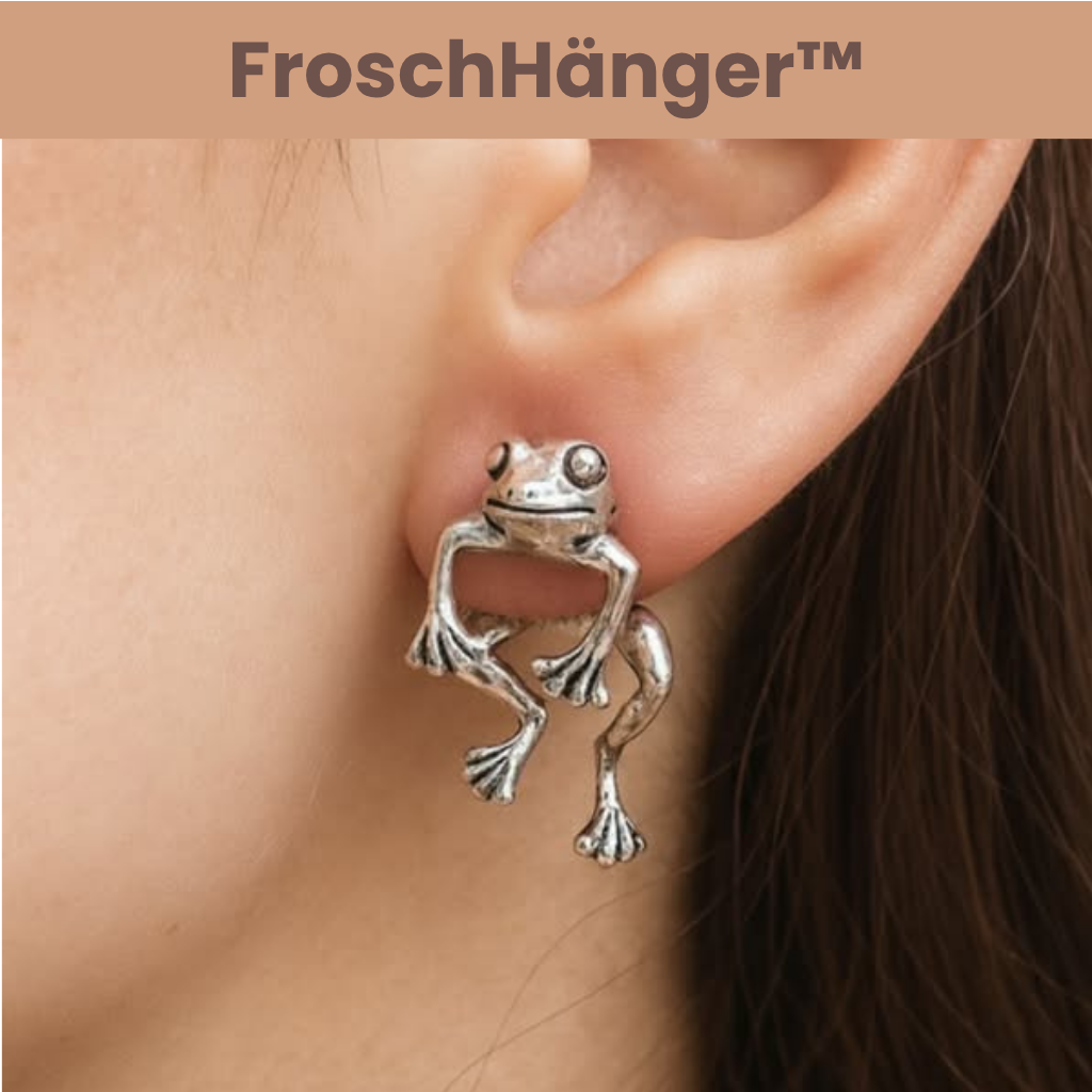 FroschHänger™ - Verspielte Ohrringe, die garantiert auffallen