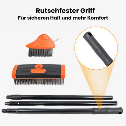 FugenTrio™ – Vielseitiges Drahtbürstenset