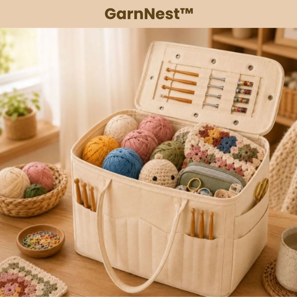 GarnNest™ – Alles für deine Handarbeit ordentlich verstaut