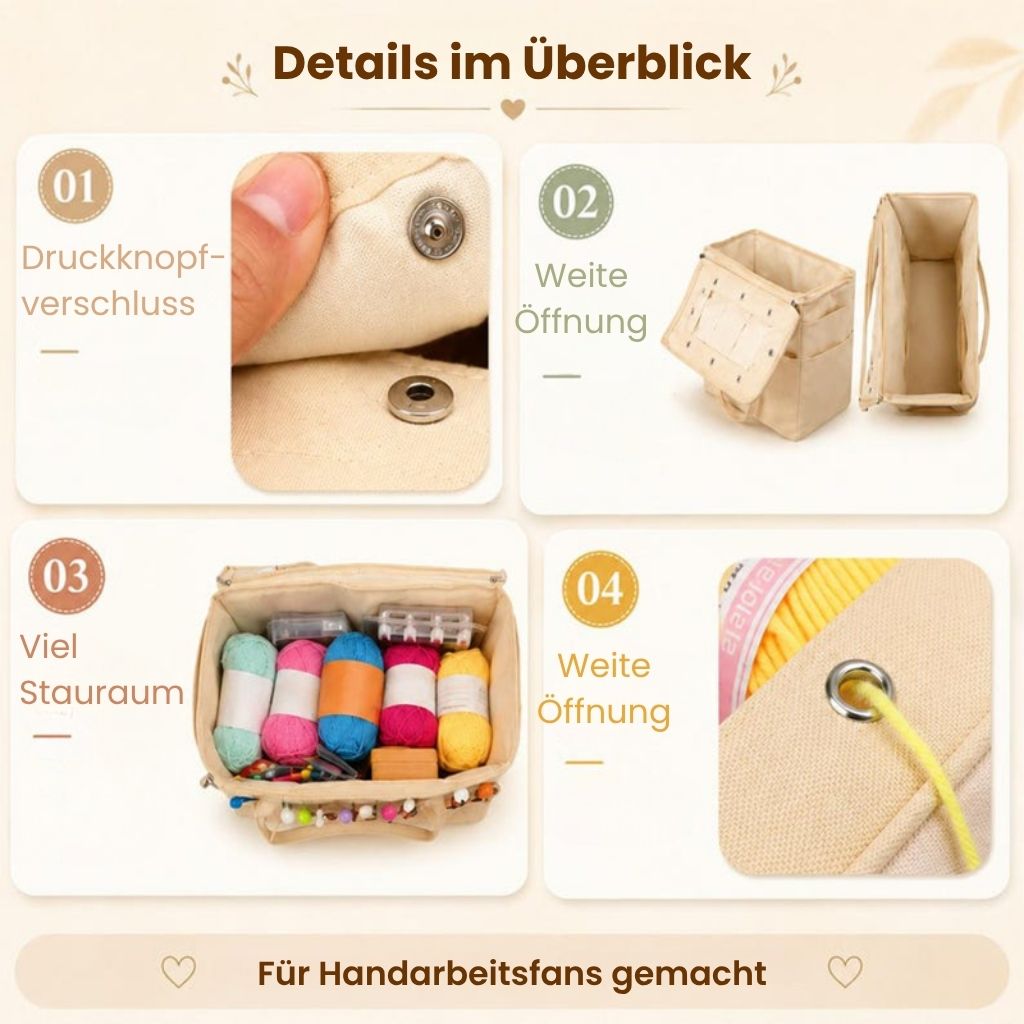 GarnNest™ – Alles für deine Handarbeit ordentlich verstaut