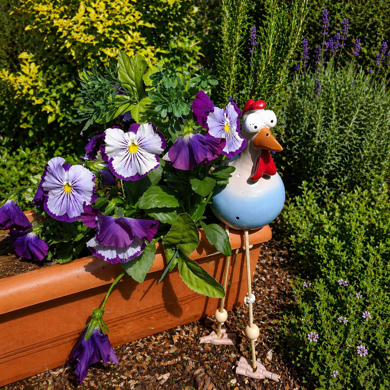 GartenGacker™ - Lustige Hühner-Deko für Ihren Garten