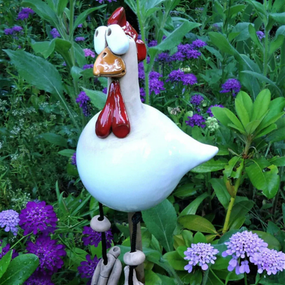 GartenGacker™ - Lustige Hühner-Deko für Ihren Garten