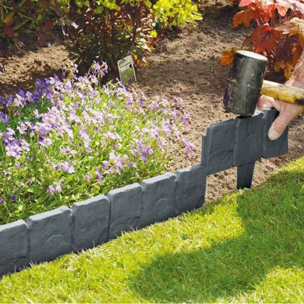 GartenLinie™ – Steinoptik für Beete, Wege und Rasenkanten (Set aus 10)