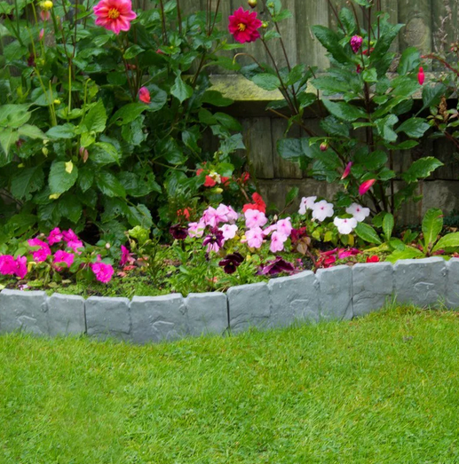 GartenLinie™ – Steinoptik für Beete, Wege und Rasenkanten (Set aus 10)