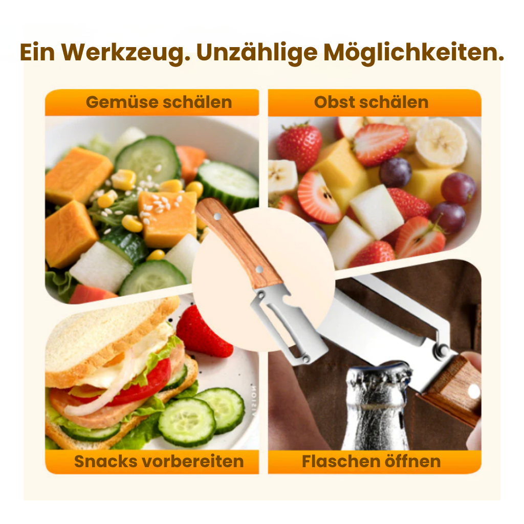 HolzKlinge™ Schäler - Ohne Druck. Ohne Verkanten.