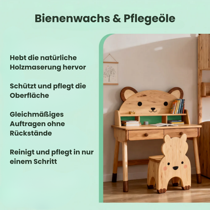 HonigWachs™ – Natürliche Pflege für deine Holzoberflächen
