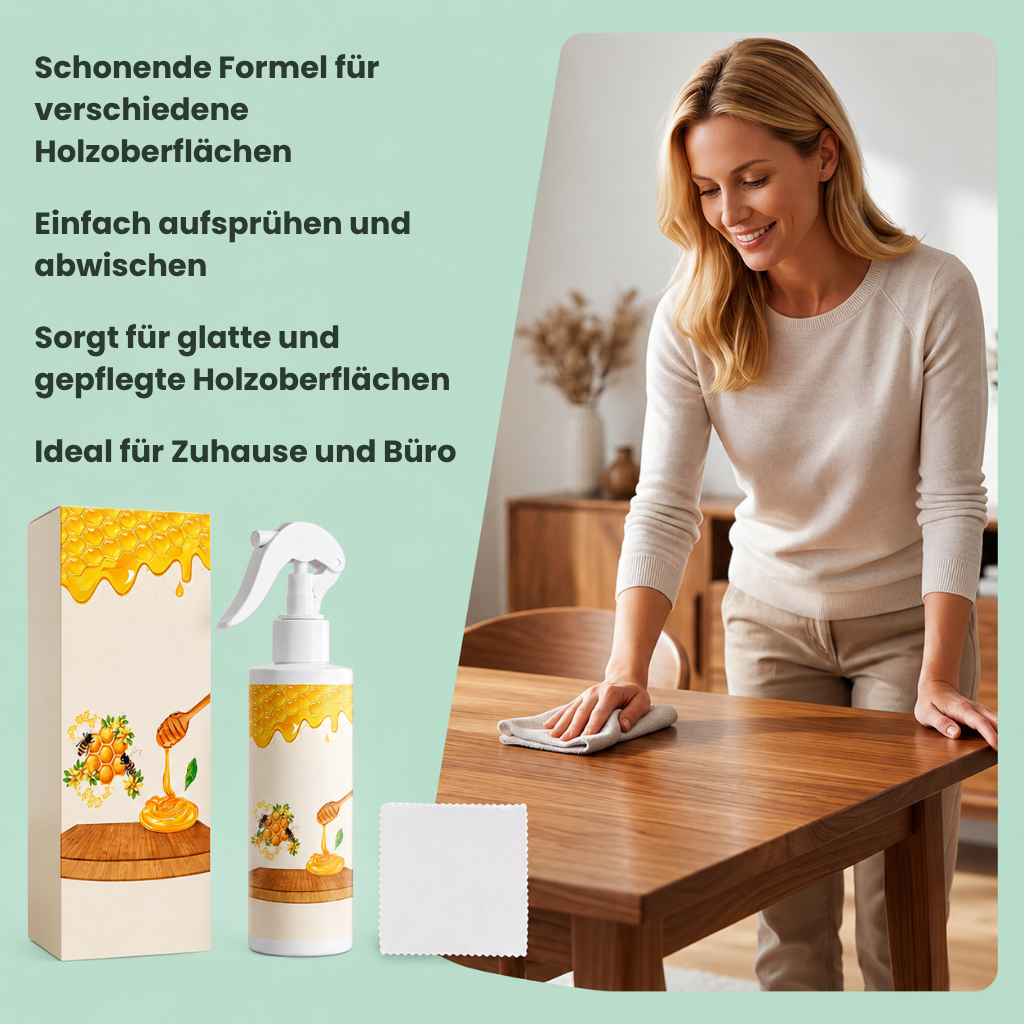 HonigWachs™ – Natürliche Pflege für deine Holzoberflächen