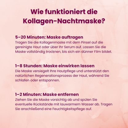 Skinova™ Nachtmaske - Peel-off für strahlende Haut