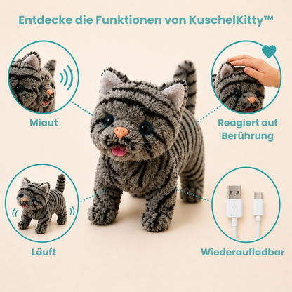 KuschelKitty™ – Spielt, miaut und begeistert Groß und Klein