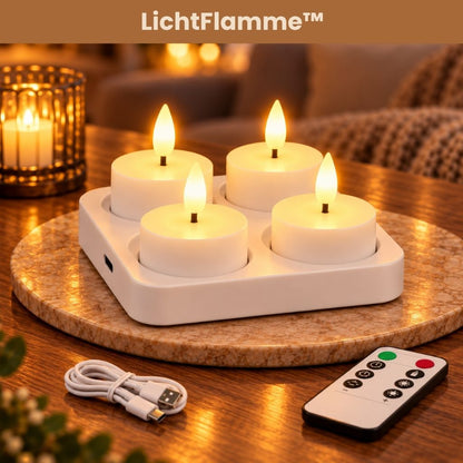 LichtFlamme™ – Wiederaufladbare LED-Kerzen für stimmungsvolles Licht